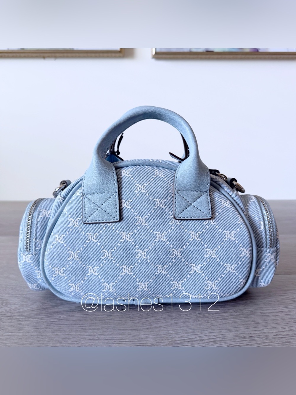JUICY COUTURE Bag Shopaholic Crossbody - Blue Denim - Picture 5 of 8